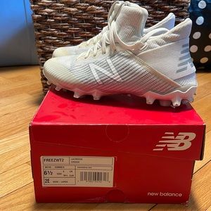 New Balance Freeze lacrosse cleats, like new, men’s size 6.5